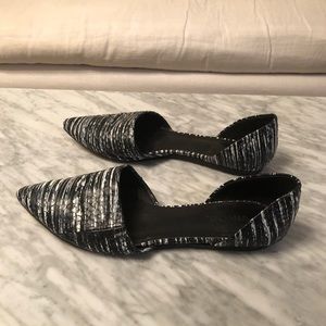 Vince “Nina” Eelskin D’orsay Flat Sz8